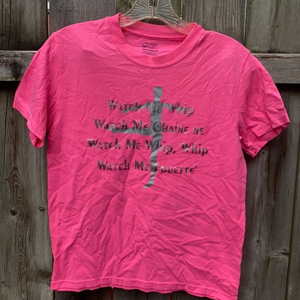 Dance tee sz. 8-10